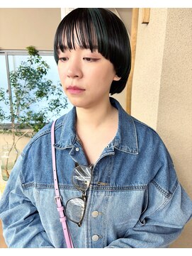 フェンヘアーアイス 中目黒(Fen.hair ici) 丸みショートボブ◎小顔×前下がりレイヤー大人可愛い
