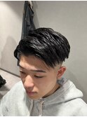 MEN’S HAIR/サーフカール/刈り上げセンターパート/柏