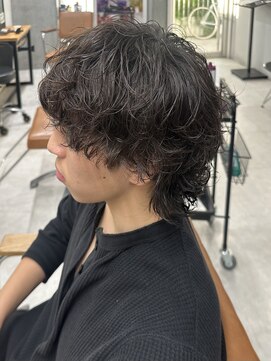 ワンズ リー 下北沢店(ONE's ly) シャドウパーマ　ウルフ