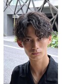 波巻きパーマ