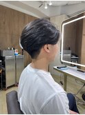 刈り上げセンターパート