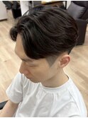 横浜ニュアンスパーマフェザーパーマ毛流れセンターパート30代