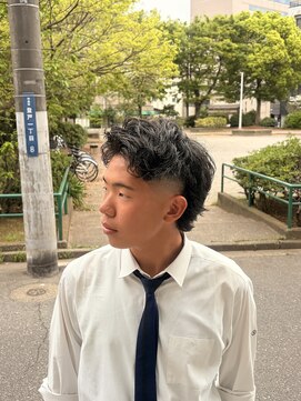 スウェル 押上店(Swell) マレットヘア×フェードカット
