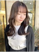 【LAGOON】韓国風くびれひし形ロングレイヤー×ショコラ