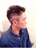【DUCHESS】 メンズアップバングパーマスタイル