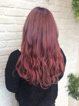 アンククロス 表参道(ANKH CROSS) ロアエクステ70枚×ピンクカラー【ANKH CROSS表参道】