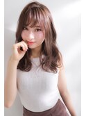 小顔カットで作る!セクシールーズロング