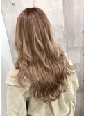 【MIRAC町田店河原崎】ブラウンベージュハイライトミックス