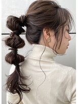 トリコ ショップアンドヘアサロン(tricot shop hair salon)&nbsp;たまねぎアレンジ/お呼ばれアレンジ/20代30代/大人ヘアアレンジ