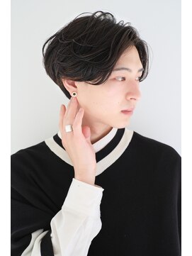 ラミ(L'ami) センターパートマッシュ & ２ブロックナチュラルパーマ ☆