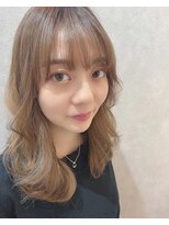 フルール(Fleur)&nbsp;恵比寿 大人韓国風 レイヤーカット  コテ巻き風パーマ