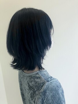 ネオヘアー 曳舟店(NEO Hair) ウルフ×ネイビーブルー【瀬川】/曳舟/ネビージュ/美髪