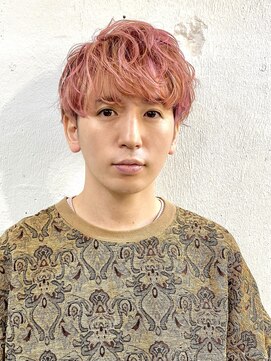 リッカ(RICCA) メンズマッシュ/ハイライト/ピンクベージュ/Y