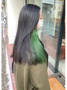 ロジェ(loje) 【loje】green＊インナーカラー