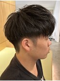 メンズマッシュパーマツイストスパイラルパーマ波巻きパーマ