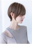 20代30代大人かわいい前髪/レイヤーカット/こっくりカラー/小顔