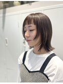 おん眉バング/顔周りレイヤー/外ハネミディアム【SYUK高円寺】