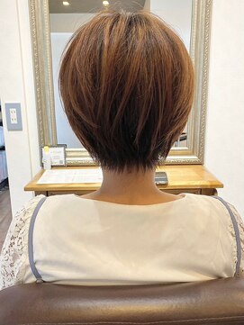 美容室 フォーリア Foglia 【Foglia】丸みショート ショートボブ くびれショート
