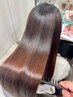 【平日限定/髪にドラマを】髪質改善縮毛矯正＋カット＋トリートメント￥28980