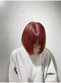 ミニボブ/レッドブラウン