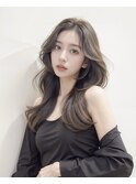 2wayバング　韓国くびれヘア