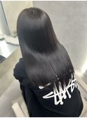 暗髪透明感/グレージュカラー髪質改善【西田辺・阿倍野】