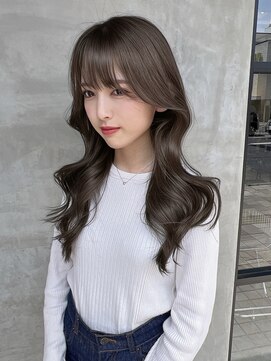 セレクション(Selection.) レイヤーカット×ベージュ