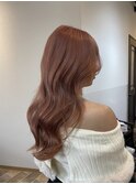 ピンクベージュ