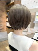 【岩田莉奈】地毛風縮毛矯正美髪髪質改善ショートボブ　新宿