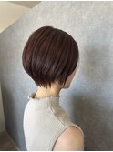 20代30代40代大人可愛いひし形ショートボブ,まとまるボブ