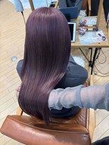 ユニ バイ マグ 長野店(Uni.by Mag)&nbsp;" 透け感抜群" ダブルカラー ミルクティーピンクベージュ