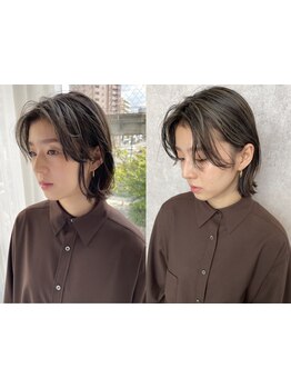 【野田/玉川駅徒歩1分】グレイカラー世代でも明るい色味・白髪ぼかしなど、やりたいカラーができるサロン◇