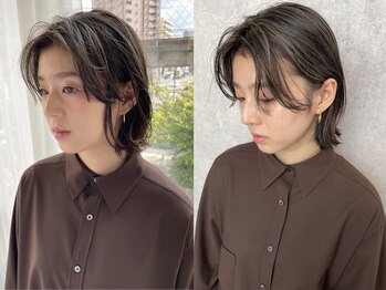 アトモスサニーテラス(Atmos sunny terrace)の写真/【野田/玉川駅徒歩1分】グレイカラー世代でも明るい色味・白髪ぼかしなど、やりたいカラーができるサロン◇