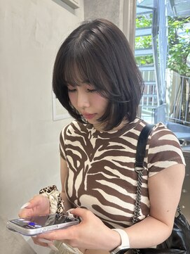 キーチェ 梅田中崎町(keych) レイヤーカット/ミディアムレイヤー/髪質改善/顔まわりカット