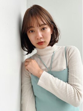 ガーデン ミサト 三郷中央(garden misato) セミディ×シアーカラー×ワンカール×小顔×クラゲヘアーc