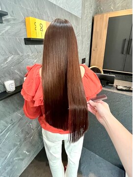 デイアンドナイト 天神大名本店(Day&Night) 【髪質改善×レイヤーカット】縮毛矯正/ハイライト/ストレート