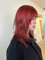 エクテ(ecouter)&nbsp;ノンジアミン暖色ブラウン小顔レイヤーウルフクラゲヘアー