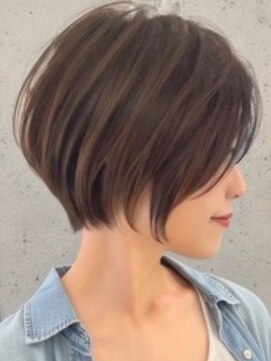 トゥルートラスト アン 下石田店(True Trust un) おしゃれな大人のグラデーションボブ×ココアブラウン
