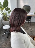 【江幡担当】大人のピンクブラウン×ミディアムレイヤー