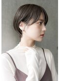 10代20代30代40代50代60代前下がり耳掛けボブ丸みショート◎