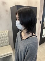 エルフレームバイワンラヴェスト(L'FLAME by one Lovest) 顔周りレイヤー/ダブルカラー/レイヤー/ケアブリーチ長野駅前