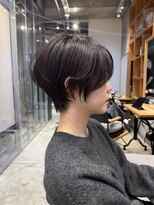 アルトル 池袋2nd(altru)&nbsp;◇大人40代50代60代ショートボブ丸みショート白髪ぼかし