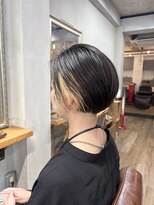 コンパス(COMPASS)&nbsp;ショートマッシュにインナーカラー