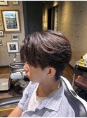 毛流れセンターパート