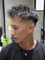 メッツ 原宿(METS) MEN'S/ツイスト×ハイライト×フェード/短髪