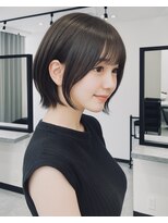 ジェムヘアスタジオ 平塚西口店(Gem Hair Studio)&nbsp;Gem Hair Studio 姉崎　短すぎない　ショートボブ