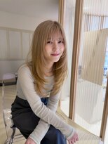 エノウ(enow)&nbsp;シアベージュカラー×顔まわりレイヤー enow赤坂