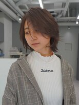 エニフォーイーストハム(Eni for eastham)&nbsp;ショート/レイヤーカット/顔まわりカット/ブラウン
