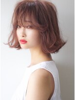 ヘアメイクエイト 丸山店(hair make No.8)&nbsp;【No.8＊岩切祐樹】ボブ×パールピンク