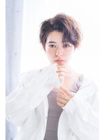 ネオリーブカフ 鶴ヶ峰店(Neolive caff)&nbsp;【Neolive/鶴ヶ峰】ジェンダーレスなセンターパートのショート